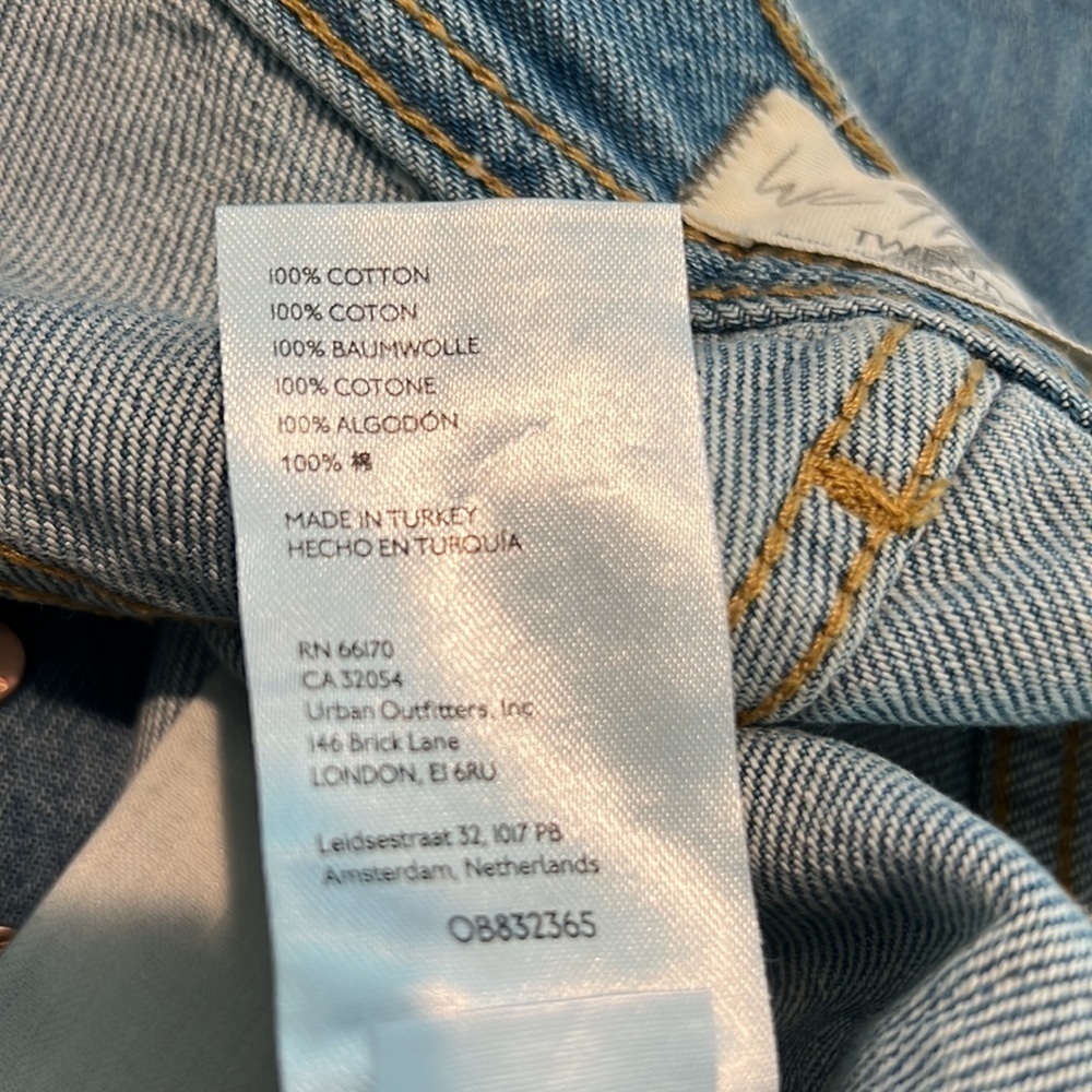 NWT Free People We The Free Maggie Mid-Rise Straight-Leg Jeans 28 - Picture 4 of 5
